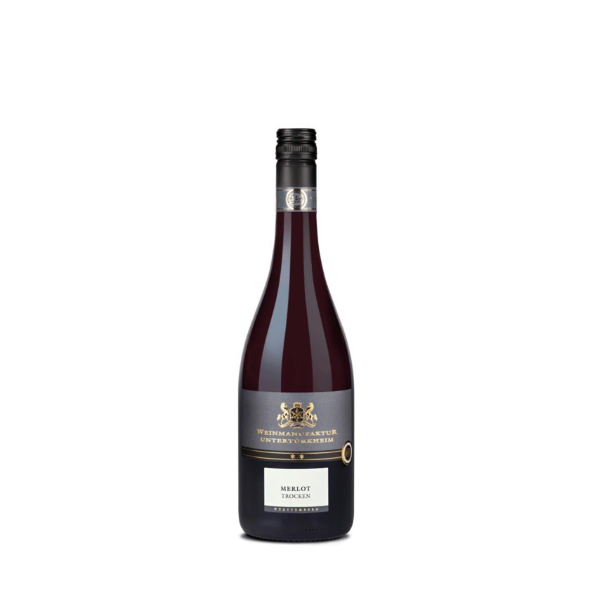 Weinmanufaktur Untertürkheim Rotwein Merlot QbA trocken 0,75l